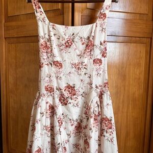 Altar'd State Pink Floral Backless Dress NWT Small
Bridal!